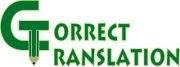 CORRECT TRANSLATION