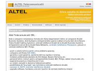Website Altel Telecomunicatii S.r.l