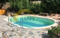 Set complet de Piscină metalică îngropată