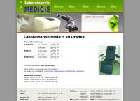 Website Laboratoarele Medicis SRL