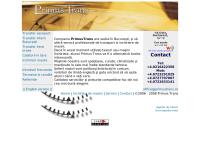 Website Primus Trans SRL