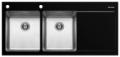 Chiuveta Inox si Sticla Neagra Crystalon