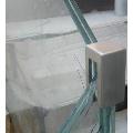 Balustrade decorative din inox si sticla