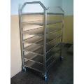 Carucior inox pentru transport