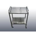 Masa din inox cu doua manere pentru instrumentar