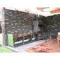 Mobilier bucatarie de vara din inox