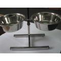 Suport inox castroane hrana caini