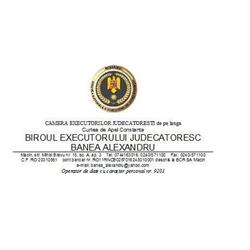 BIROU  EXECUTOR  JUDECATORESC  BANEA ALEXANDRU