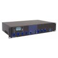 Amplificator profesional cu mixer audio si player multimedia pentru sonorizare si public address
