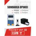 4. Pachet pentru sondarea opiniei si televot cu 50 telecomenzi