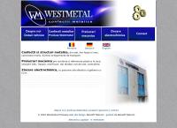 Website SC Westmetal SRL