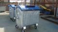 Eurocontainere metalice 1100L colectare selectiva deseuri