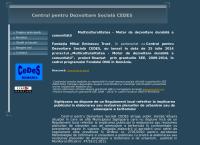 Website Centrul pentru Dezvoltare Socială CEDES