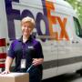 FedEx Express shipping courier in Deva
