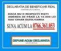DECLARATIA DE BENEFICIAR REAL