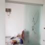 Usa glisanta de interior din sticla securizata (10mm grosime) cu model sablat - Sfintu Ilie, Suceava