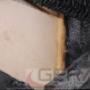 Partea carbonizata nu a fost ignifugata. Partile ignifugate nu sunt atinse de foc
