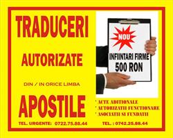 Traduceri & Infiintari Firme Neamt