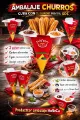 Ambalaje din carton pentru churros (cupe și suporturi takeaway rezistente la grăsimi)