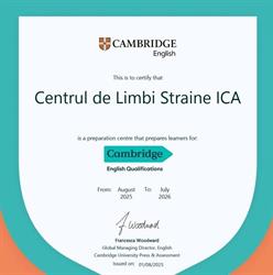 Educational ICA - limbi straine