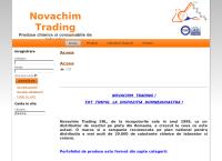 Website Novachim Trading SRL