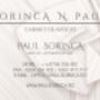 Sorinca N. Paul - Cabinet de Avocat Carte de vizită
