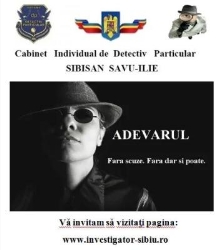 Cabinet Individual Detectiv Particular SIBISAN SAVU-ILIE