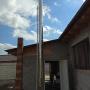 Montaj cos de fum din inox