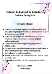 Doinea Georgiana Cabinet psihologie