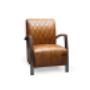 Fotoliu vintage de relaxare din piele DIAMOND