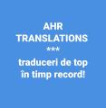AHR TRANSLATIONS isi extinde permanent echipa