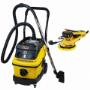 Aspirator industrial umed/uscat+Masina orbitala pentru slefuit