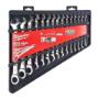 Set chei combinate cu clichet 15 buc 8-22 mm Milwaukee