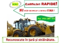 Atestat RAPID calificare buldoexcavatorist, excavatorist, mecanic utilaje grele (vola, greder, compactor), maşinist