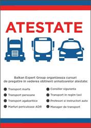 Balkan Expert ATESTATE SOFERI