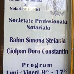 Birou Notarial Public Balan Simona Stefania si Ciolpan Doru