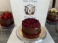 Tort Raw Vegan Ciocolata si Zmeura - Mireille de Margaux Cluj