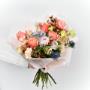 BUCHET HORTENSIE, TRANDAFIRI, LISIANTHUS - California Flowers