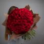 BUCHET 101 TRANDAFIRI ROSII