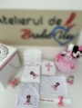 Trusouri botez  lumanare si accesorii brodate