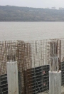 Constructie zid de sprijin pod Oltenita