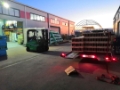 Transport marfa pe platforma