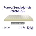 Panou Sandwich de Perete PUR – RAL 9002 - 30 mm