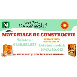 Nusa-DEPOZIT MATERIALE DE CONSTRUCTII-PECO