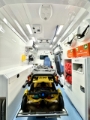 Interior ambulanta privata moderna Crucea Rosie Filiala Alba