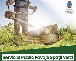Spaţi verzi Călăraşi serviciul public