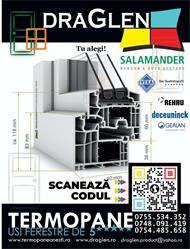 Draglen , Termopane Oneşti. Uşi, ferestre de 5 stele!