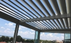 Pergola bioclimatica retractabila