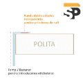 Sina etichete de pret – model L 100cm