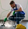 Man cleaning